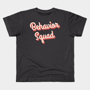 Retro Behavior Squad Kids T-Shirt